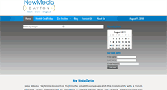 Desktop Screenshot of newmediadayton.com