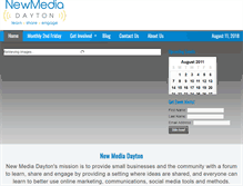 Tablet Screenshot of newmediadayton.com